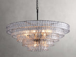 Ghiaccio Glass Round Chandelier