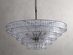 Ghiaccio Glass Round Chandelier