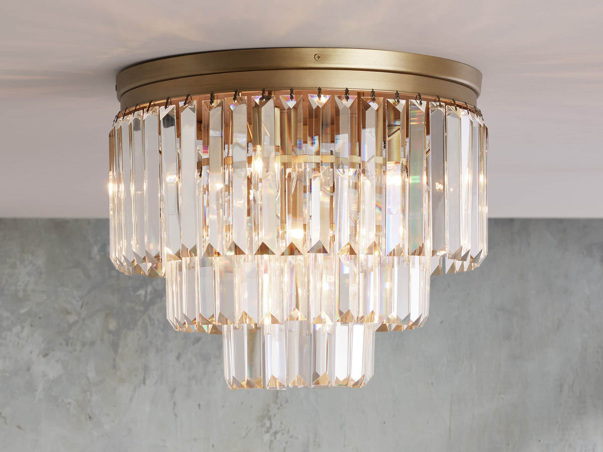 Leyland Crystal Flush Mount