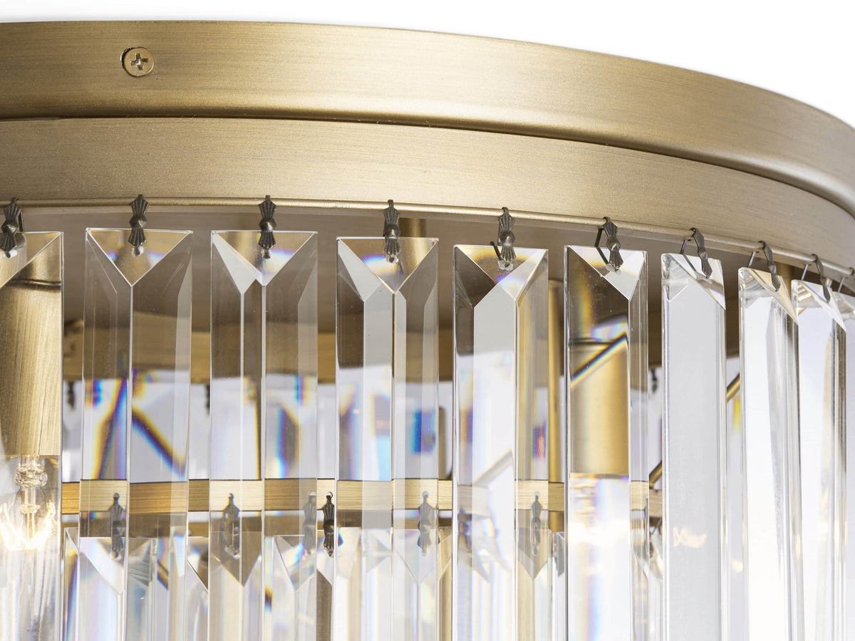 Leyland Crystal Flush Mount