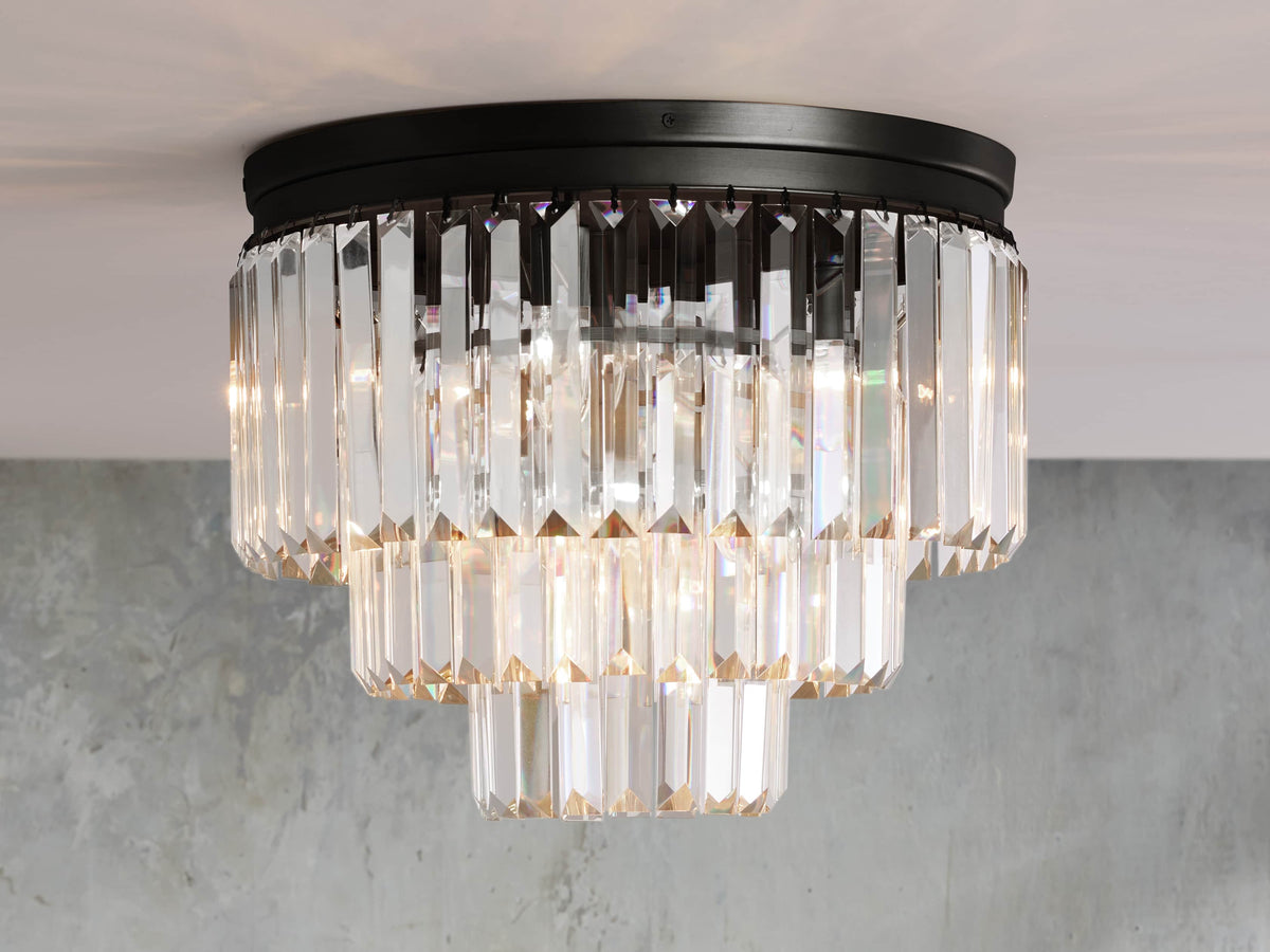 Leyland Crystal Flush Mount
