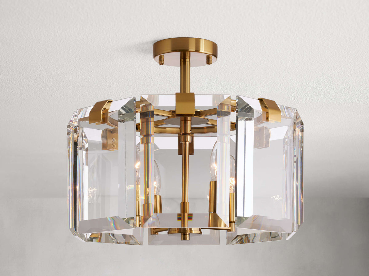 Amaya Round Flush Mount