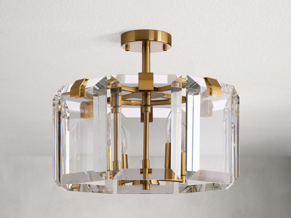 Amaya Round Flush Mount