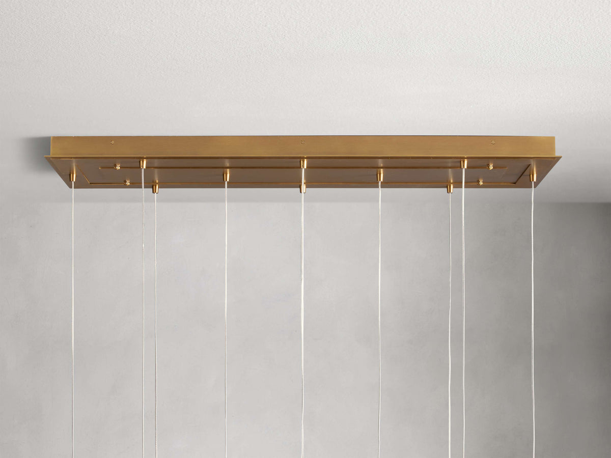 Casen Glass Linear Chandelier