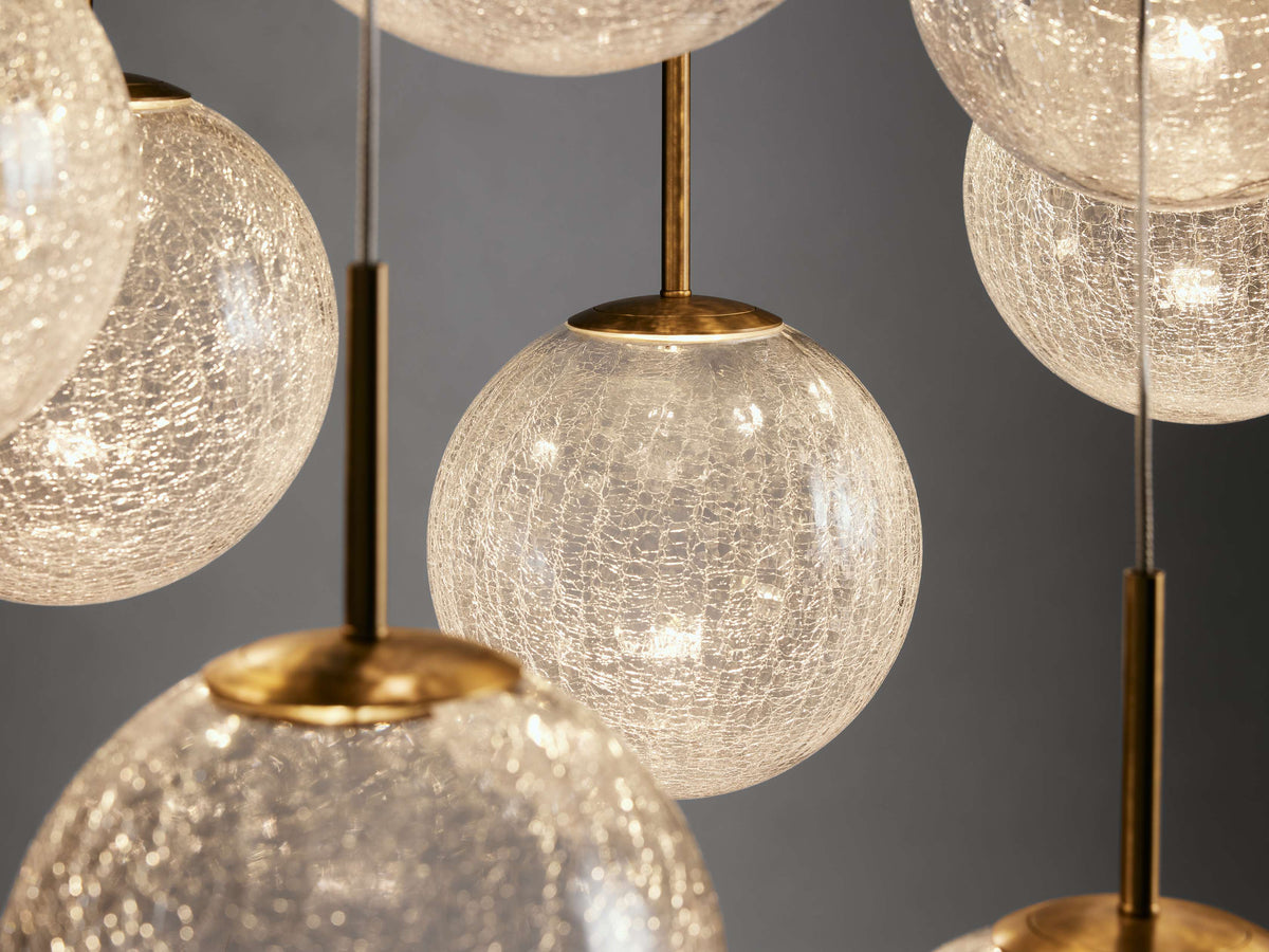Casen Glass Linear Chandelier