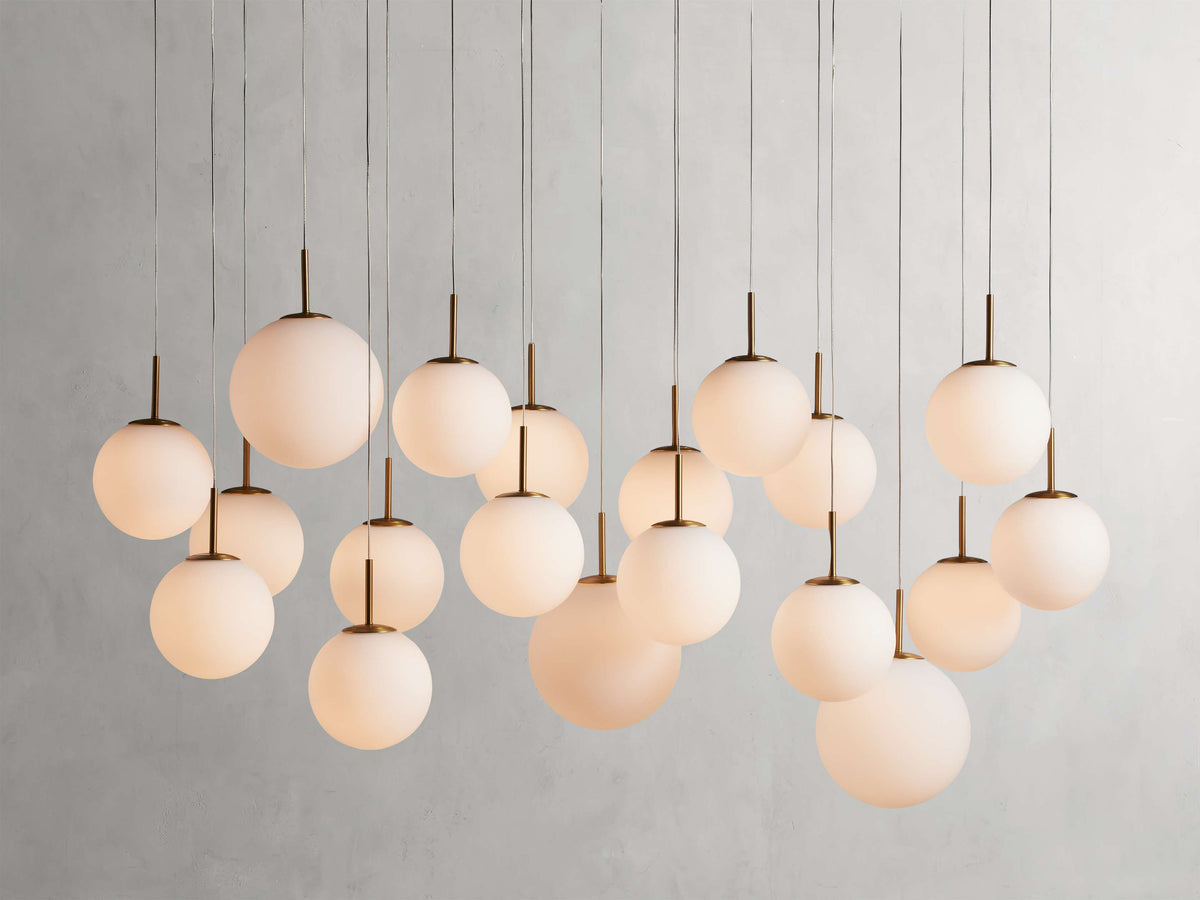Casen Glass Linear Chandelier