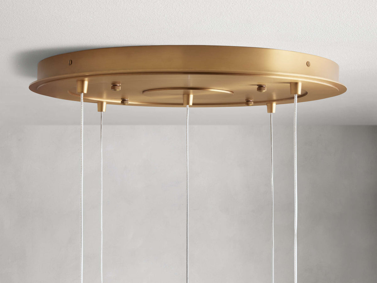 Casen Glass Round Chandelier