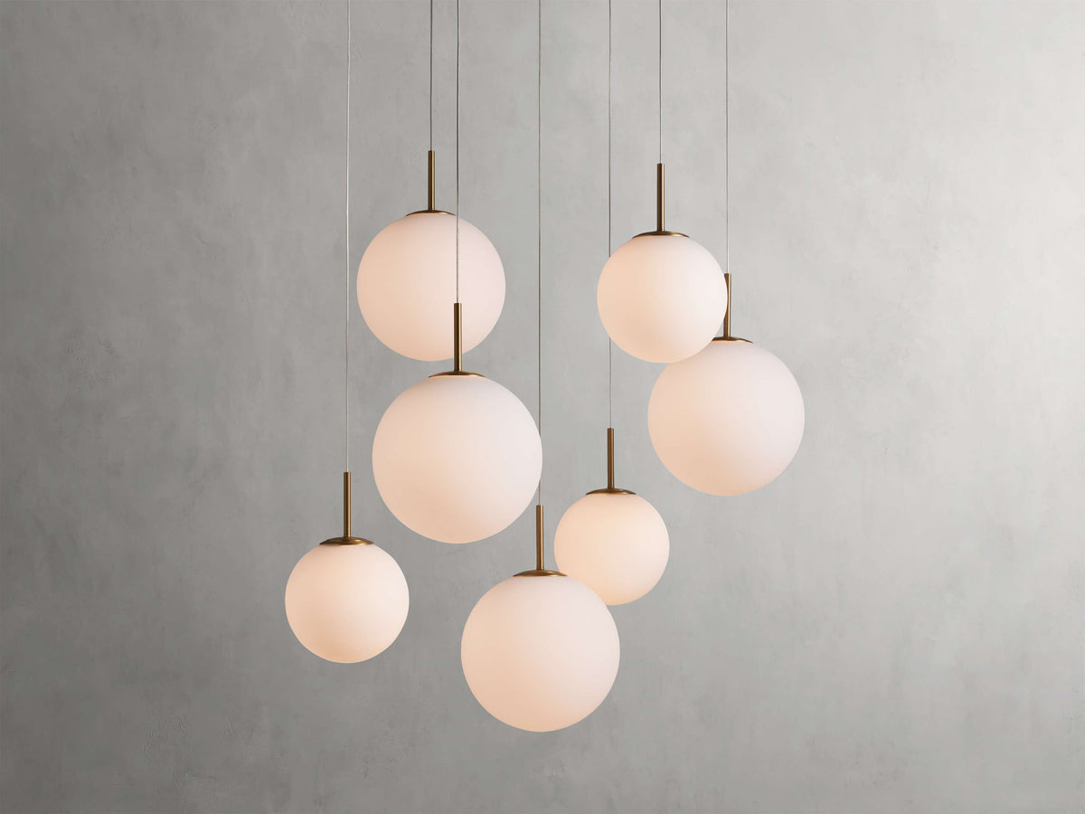 Casen Glass Round Chandelier