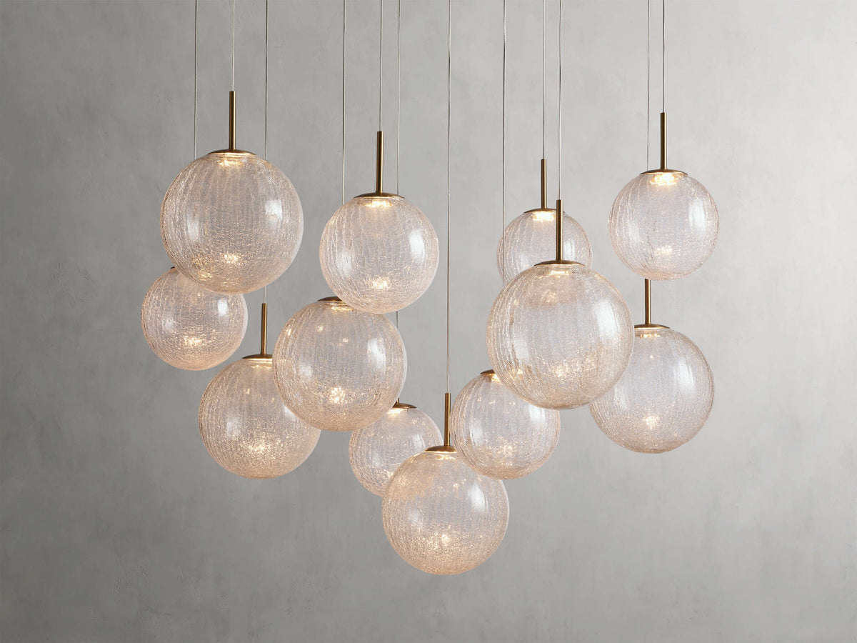Casen Glass Round Chandelier