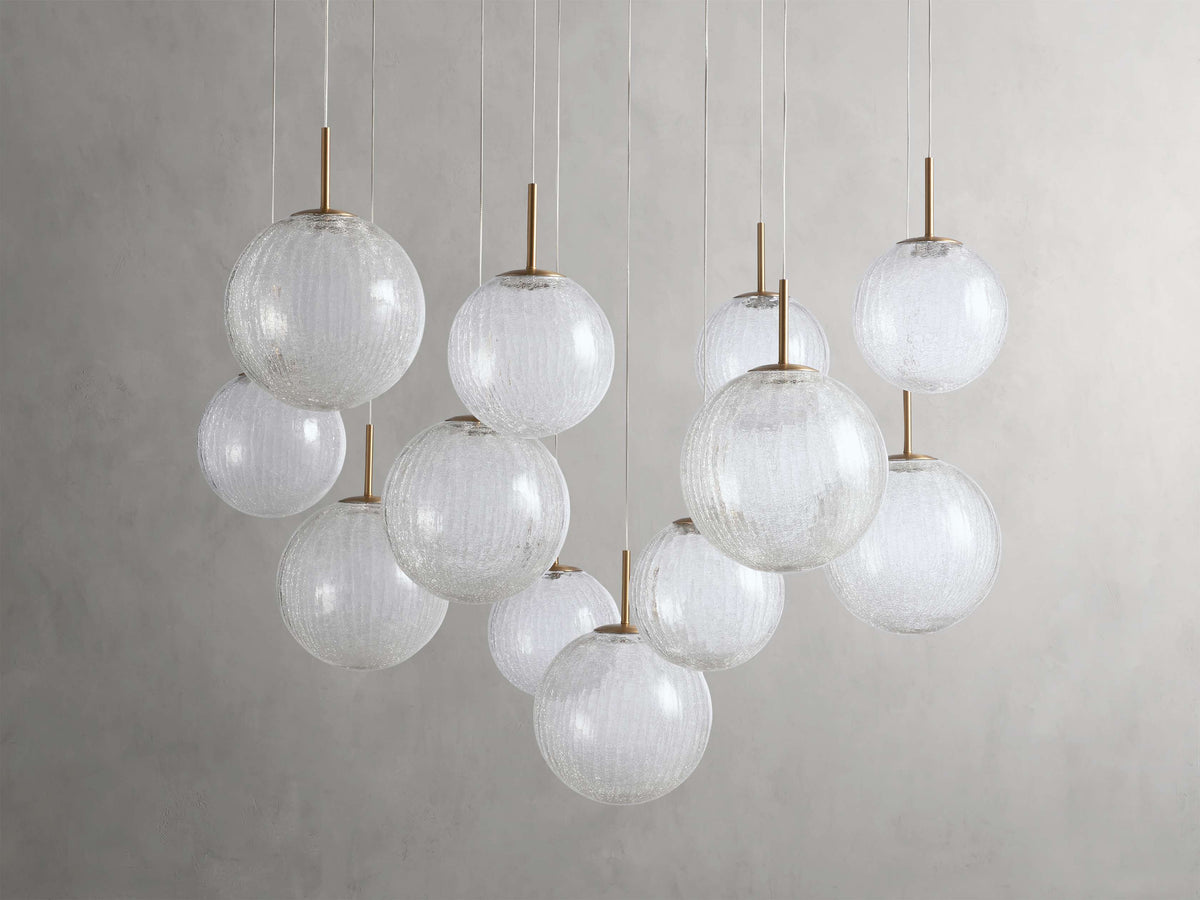 Casen Glass Round Chandelier