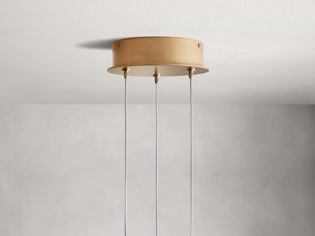 Arica Alabaster Round Chandelier