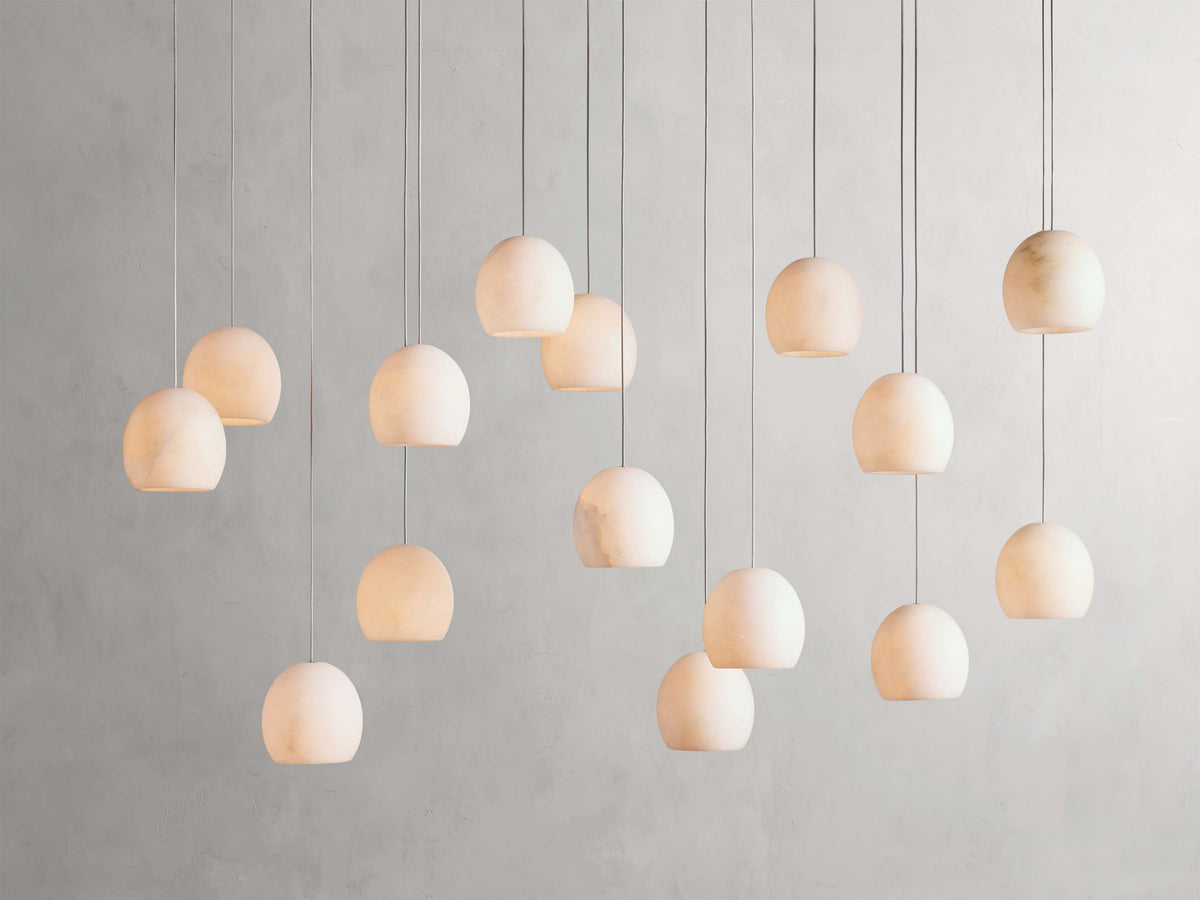 Arica Alabaster Linear Chandelier