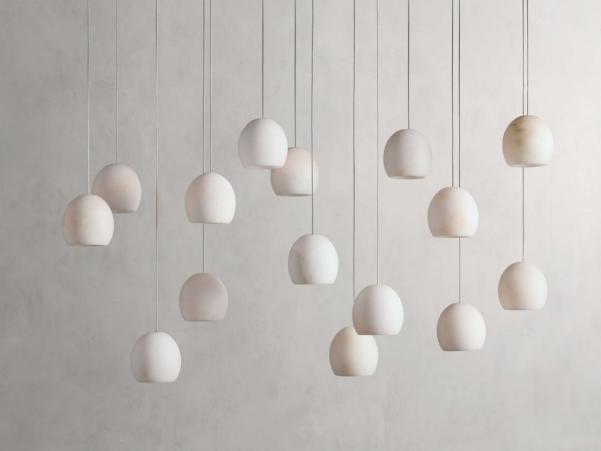 Arica Alabaster Linear Chandelier