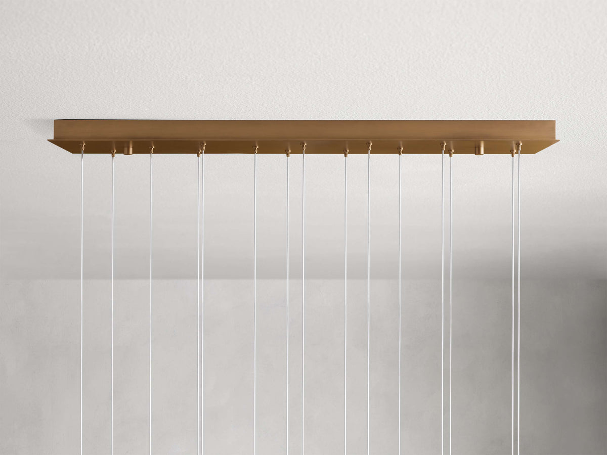 Arica Alabaster Linear Chandelier