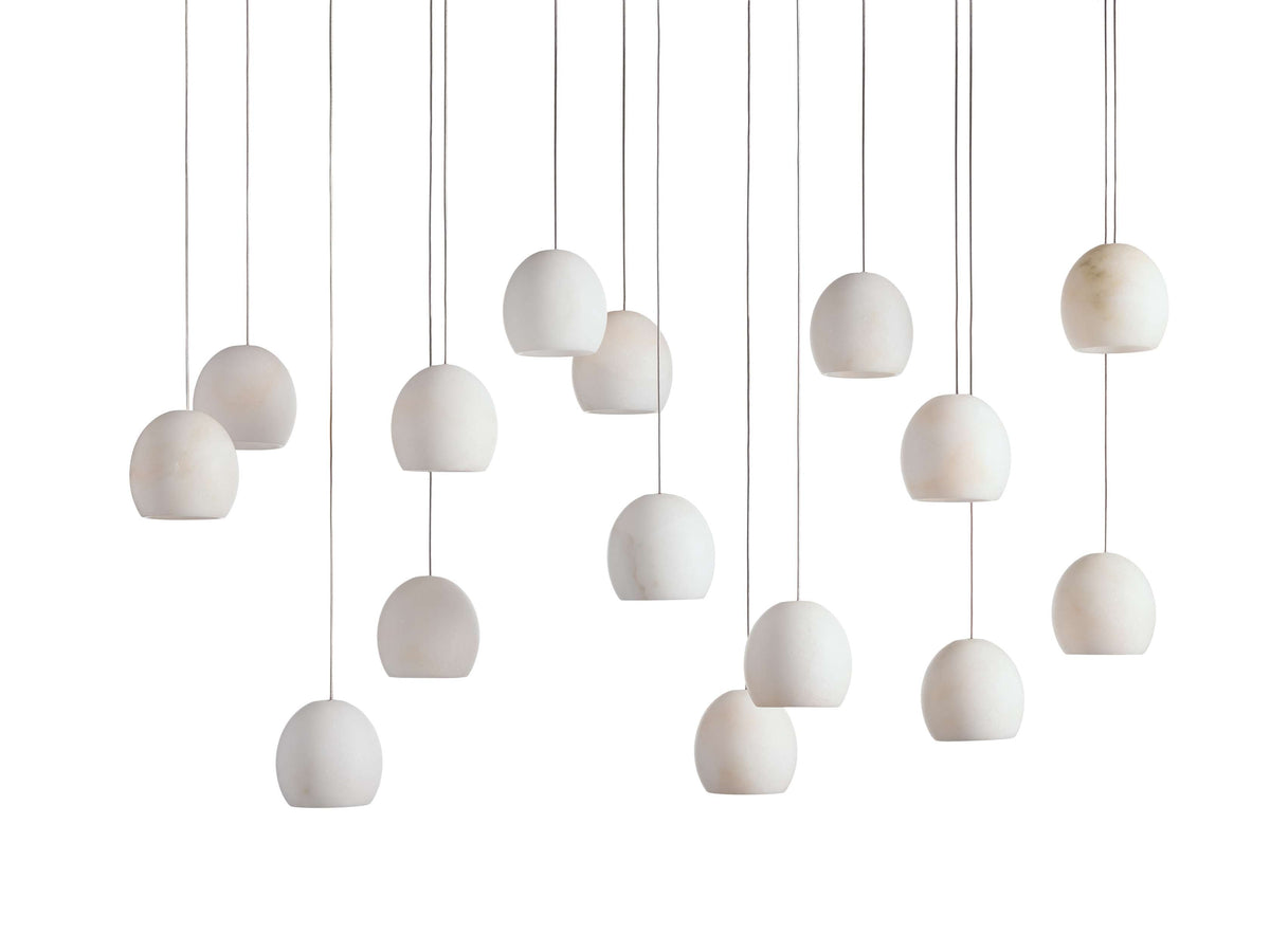 Arica Alabaster Linear Chandelier
