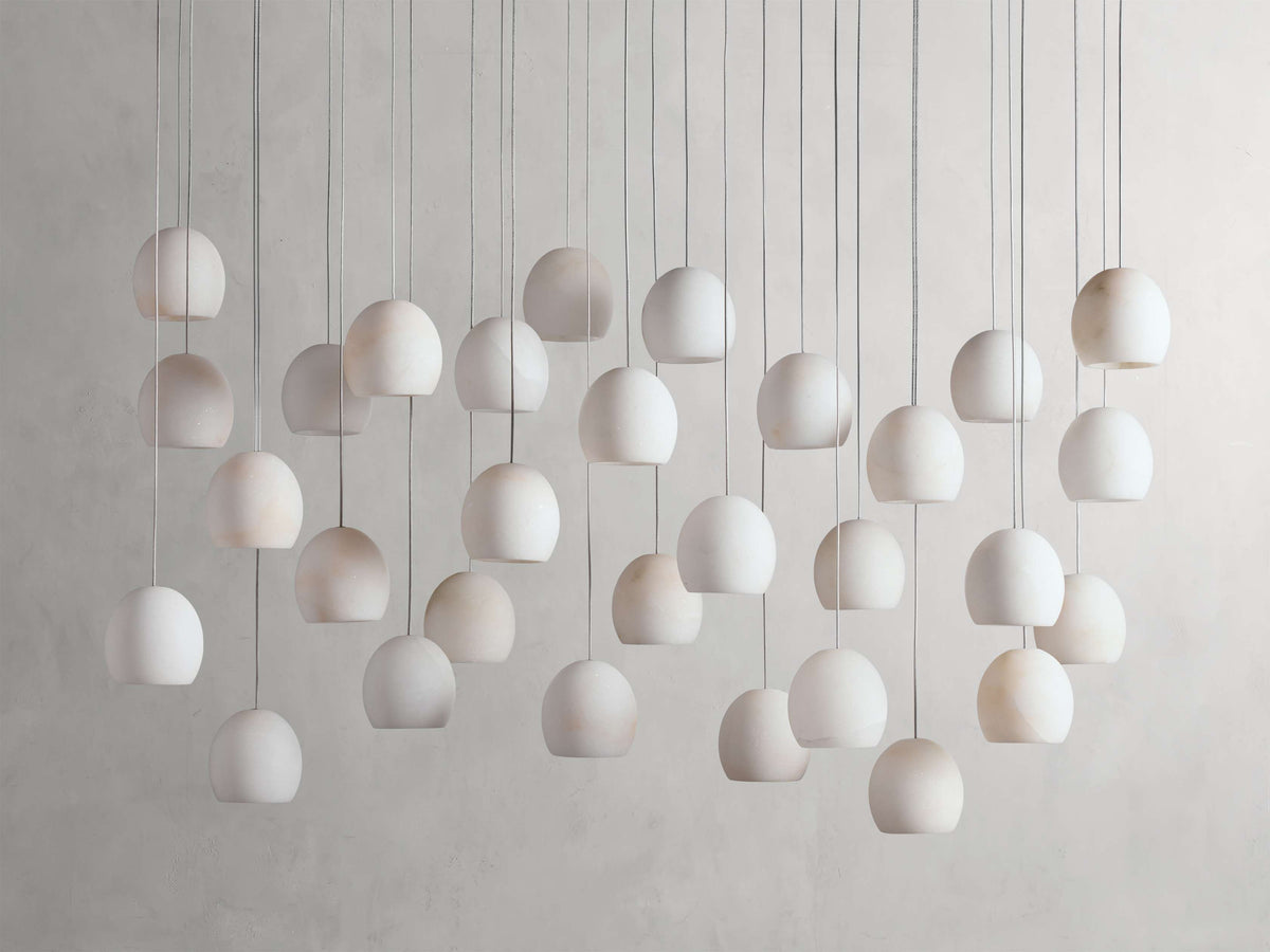 Arica Alabaster Linear Chandelier