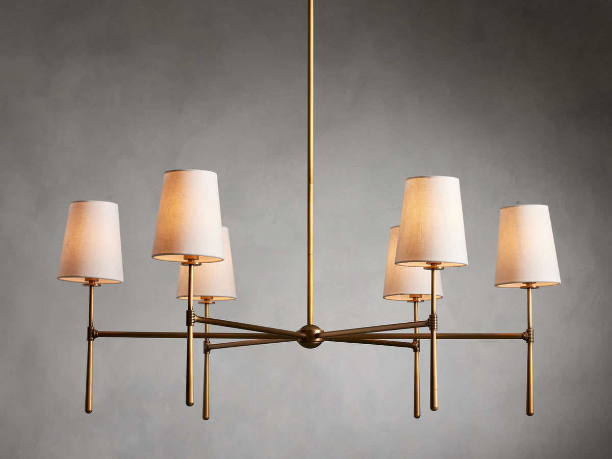 Rhodes Torch Round Chandelier
