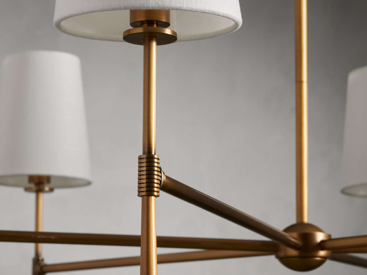 Rhodes Torch Round Chandelier