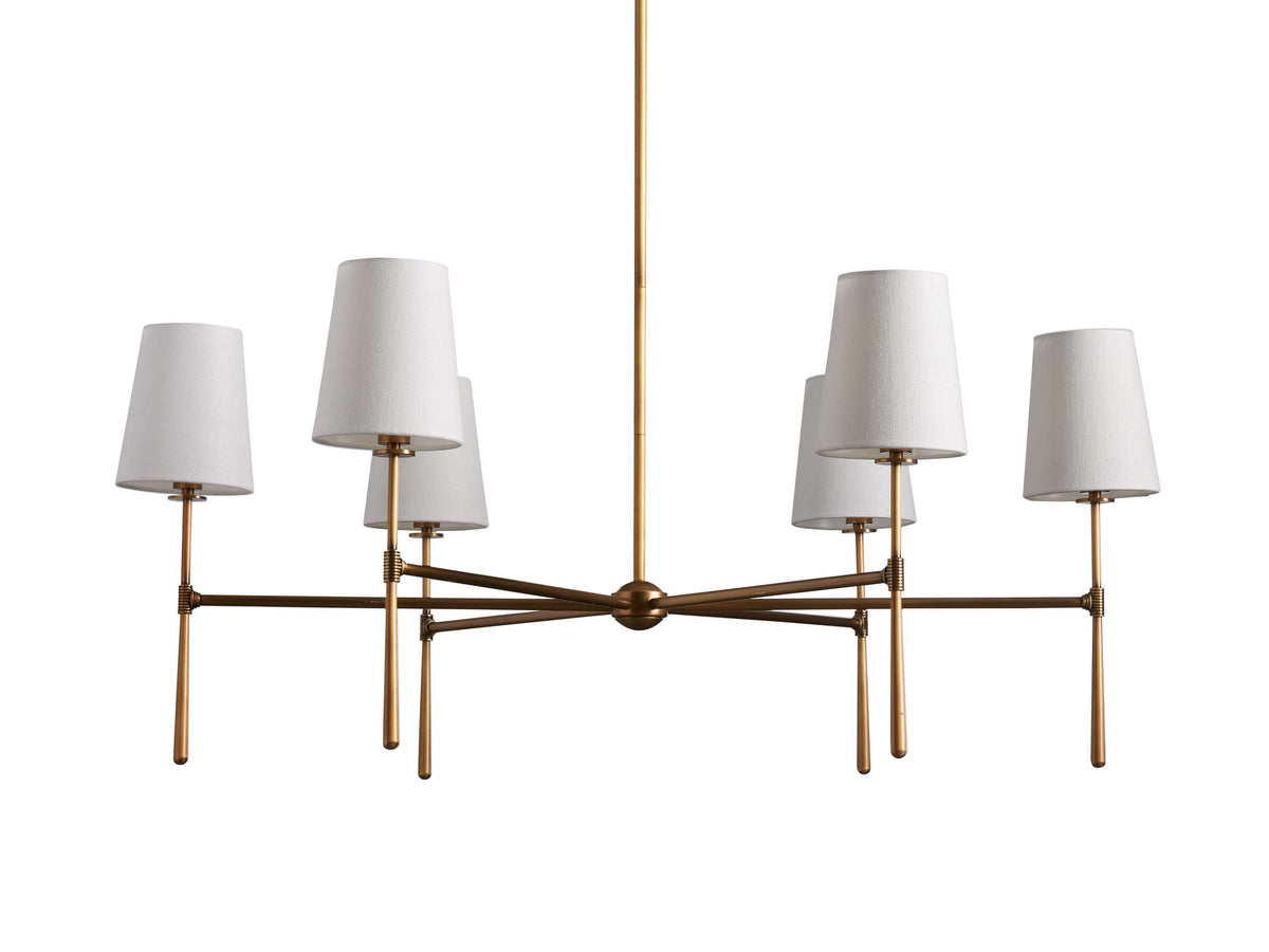 Rhodes Torch Round Chandelier