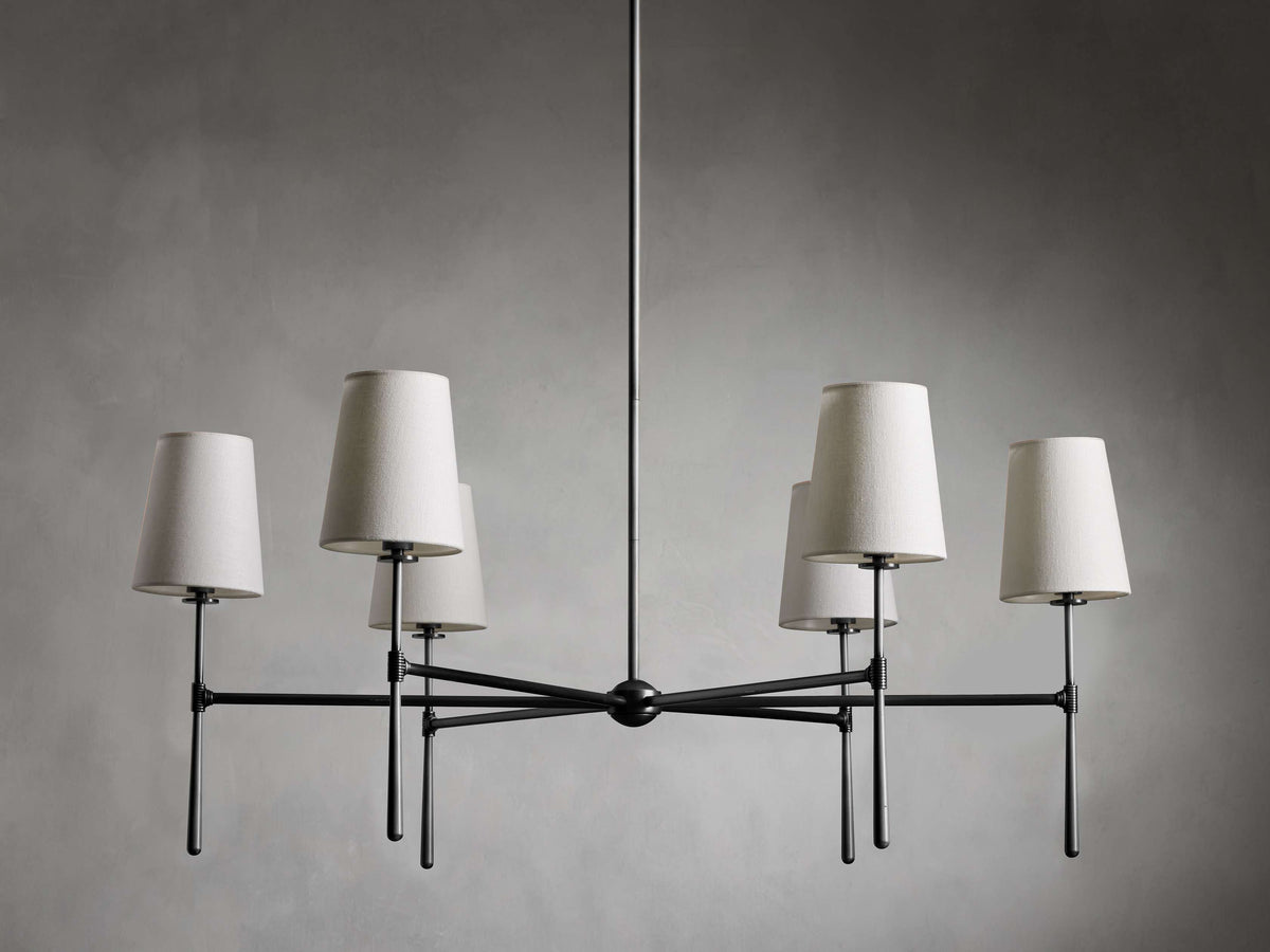 Rhodes Torch Round Chandelier