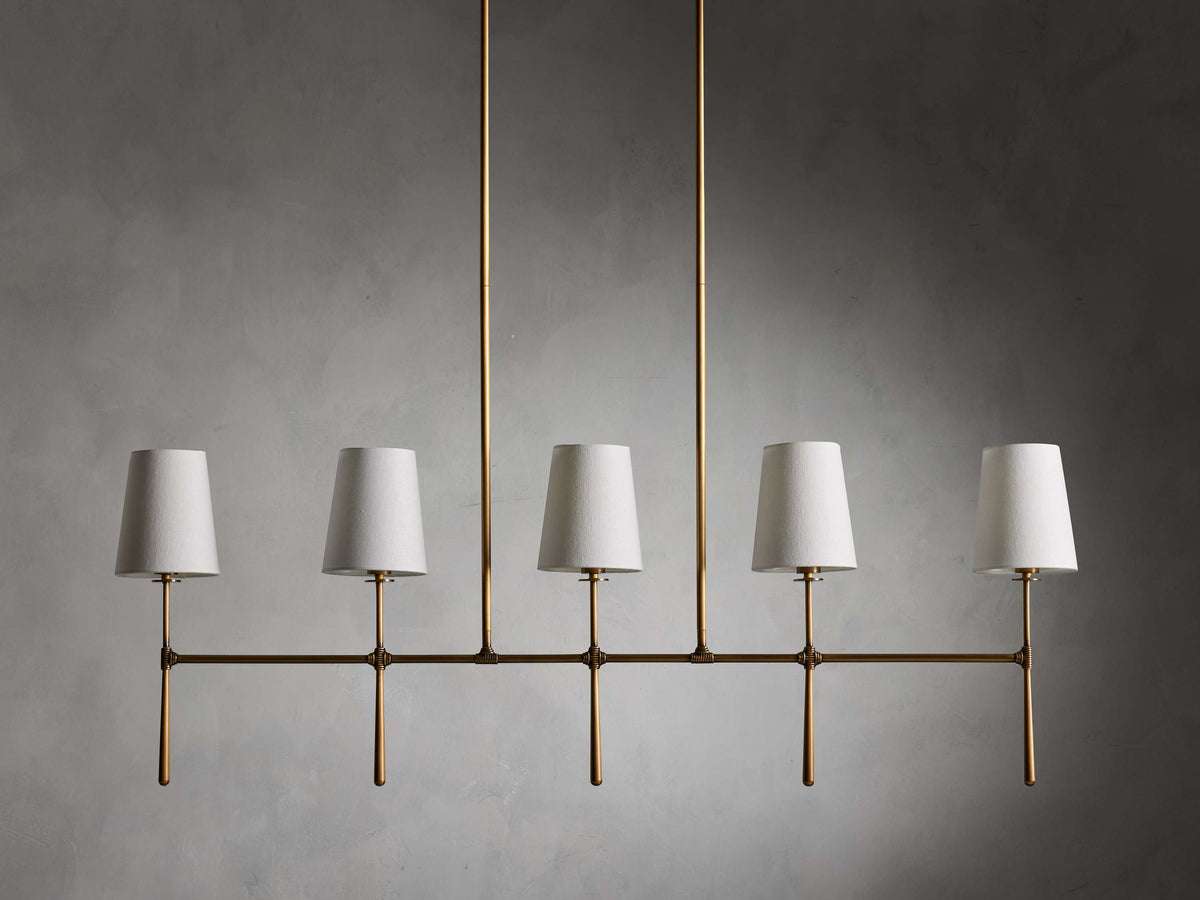 Rhodes Torch Linear Chandelier