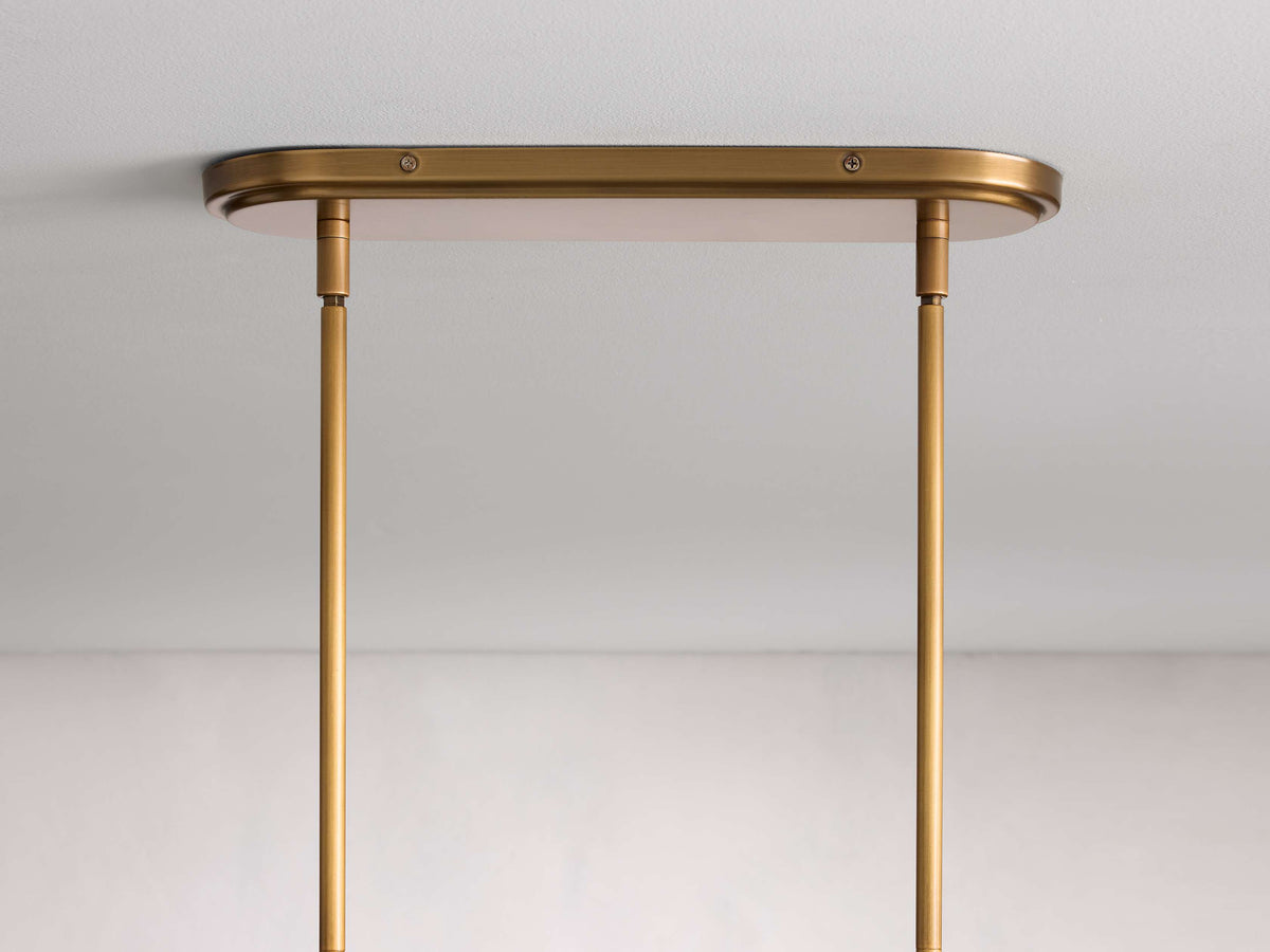 Rhodes Torch Linear Chandelier