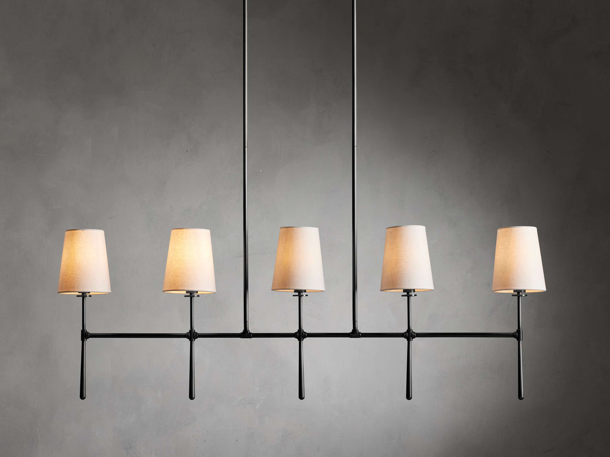 Rhodes Torch Linear Chandelier