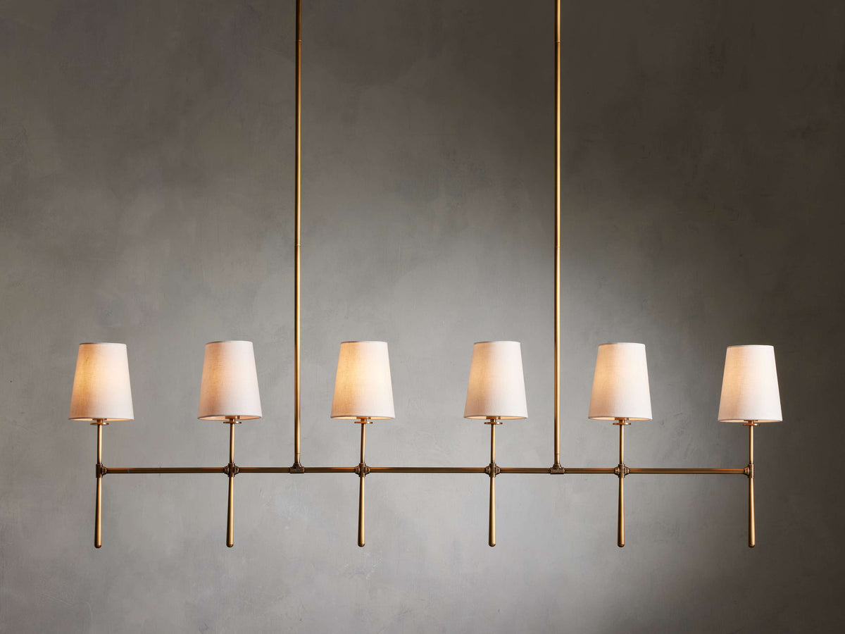 Rhodes Torch Linear Chandelier