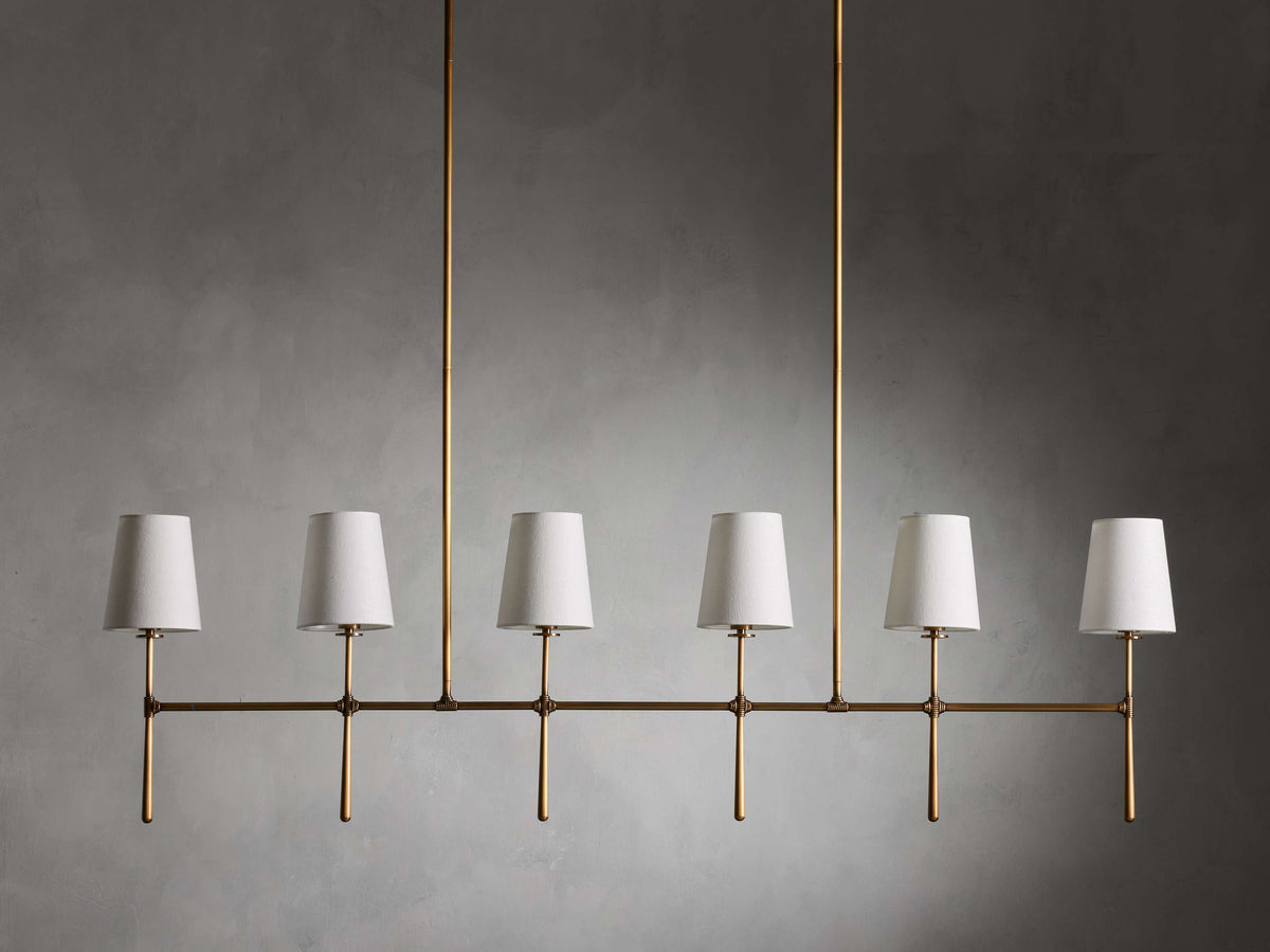 Rhodes Torch Linear Chandelier