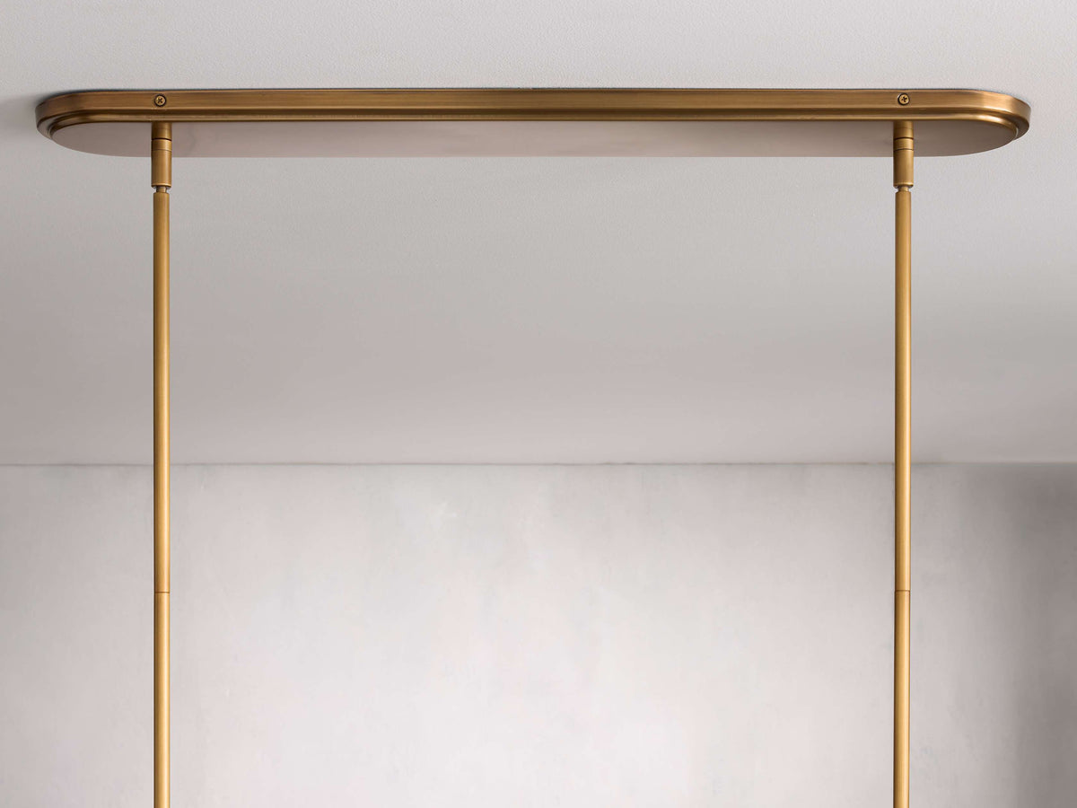 Rhodes Torch Linear Chandelier