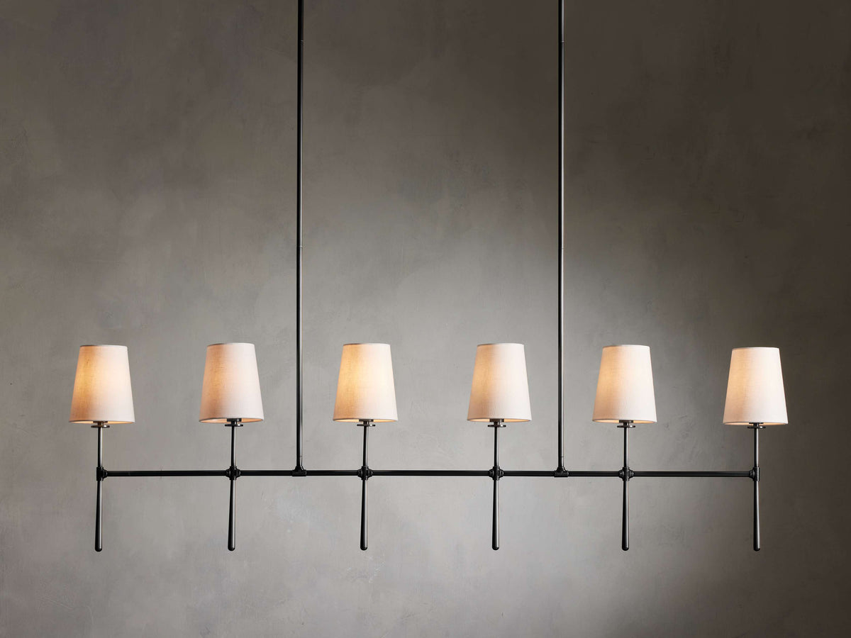 Rhodes Torch Linear Chandelier
