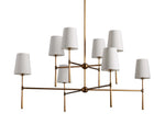 Rhodes Torch Two-Tier Chandelier