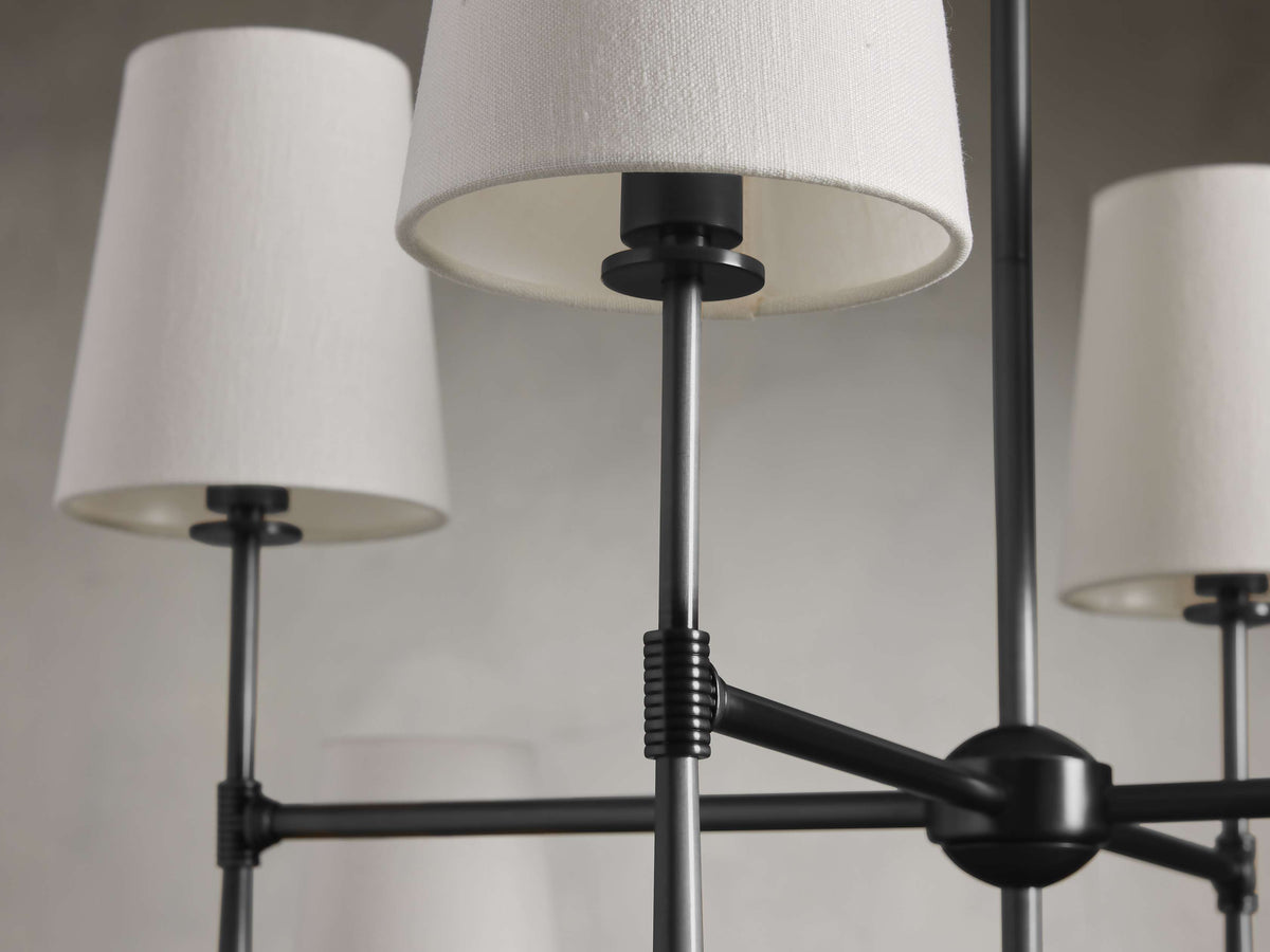 Rhodes Torch Two-Tier Chandelier