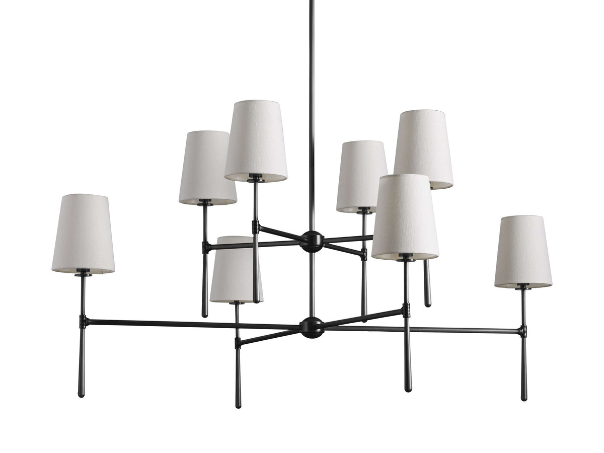 Rhodes Torch Two-Tier Chandelier