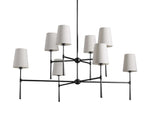 Rhodes Torch Two-Tier Chandelier