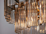 Delsie Glass Oval Chandelier