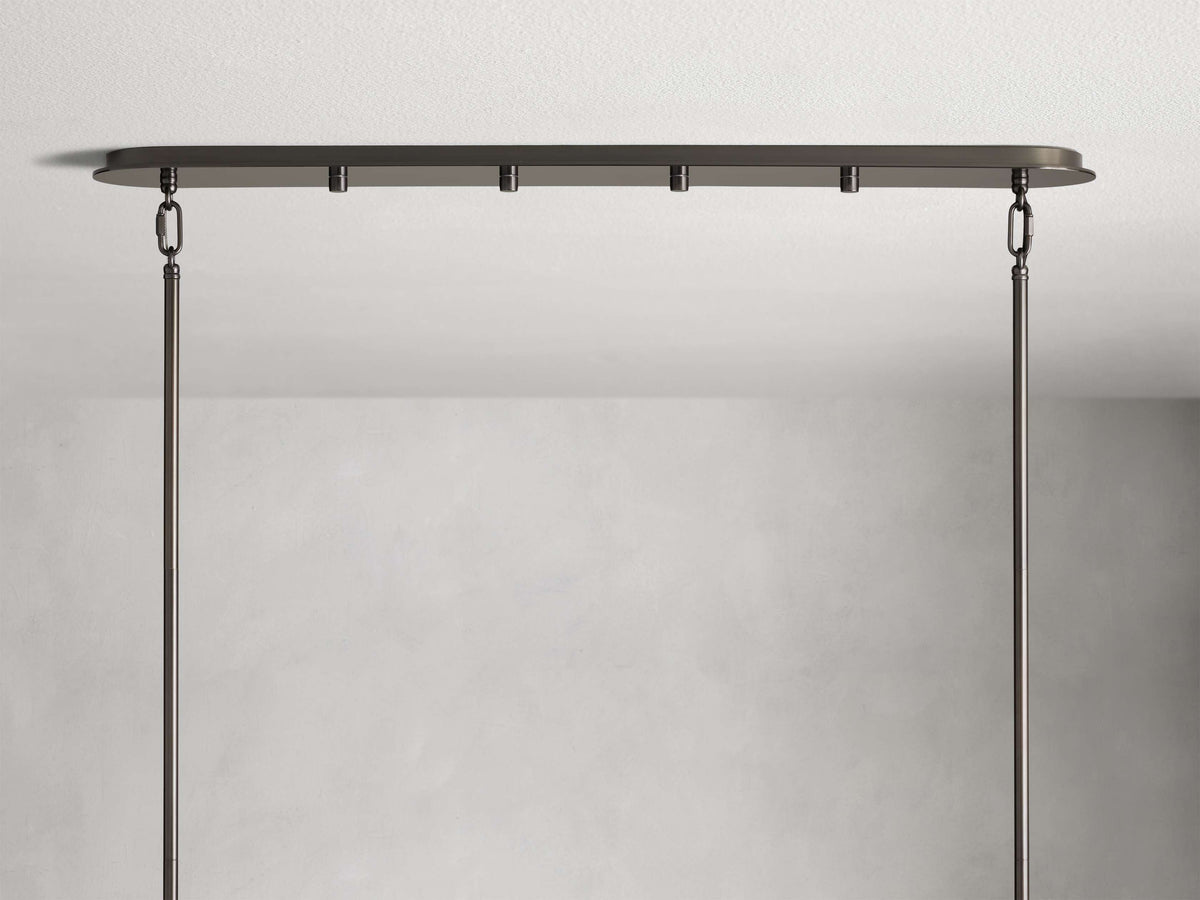 Delsie Glass Oval Chandelier
