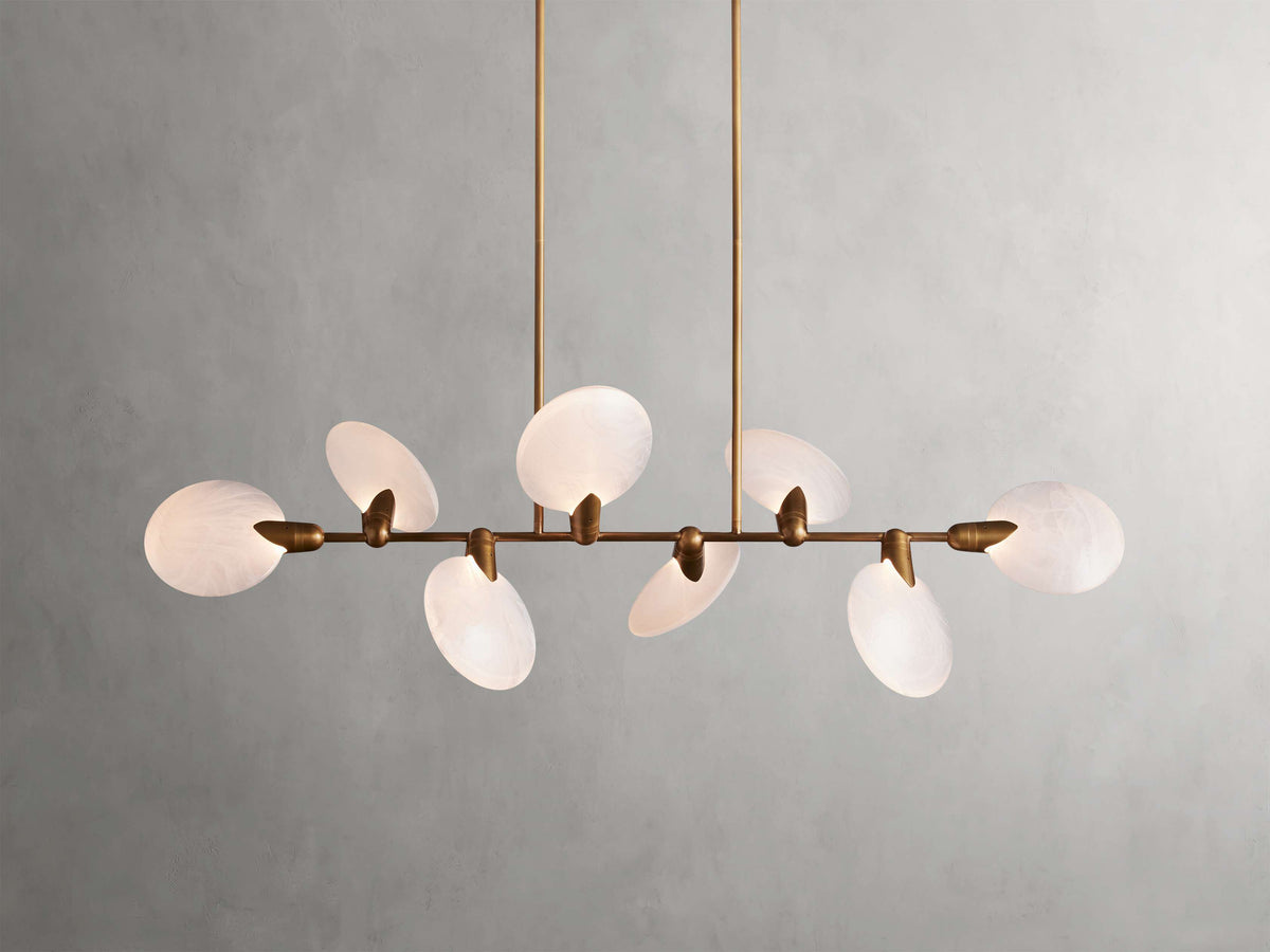 Lyla Foliated Linear Chandelier