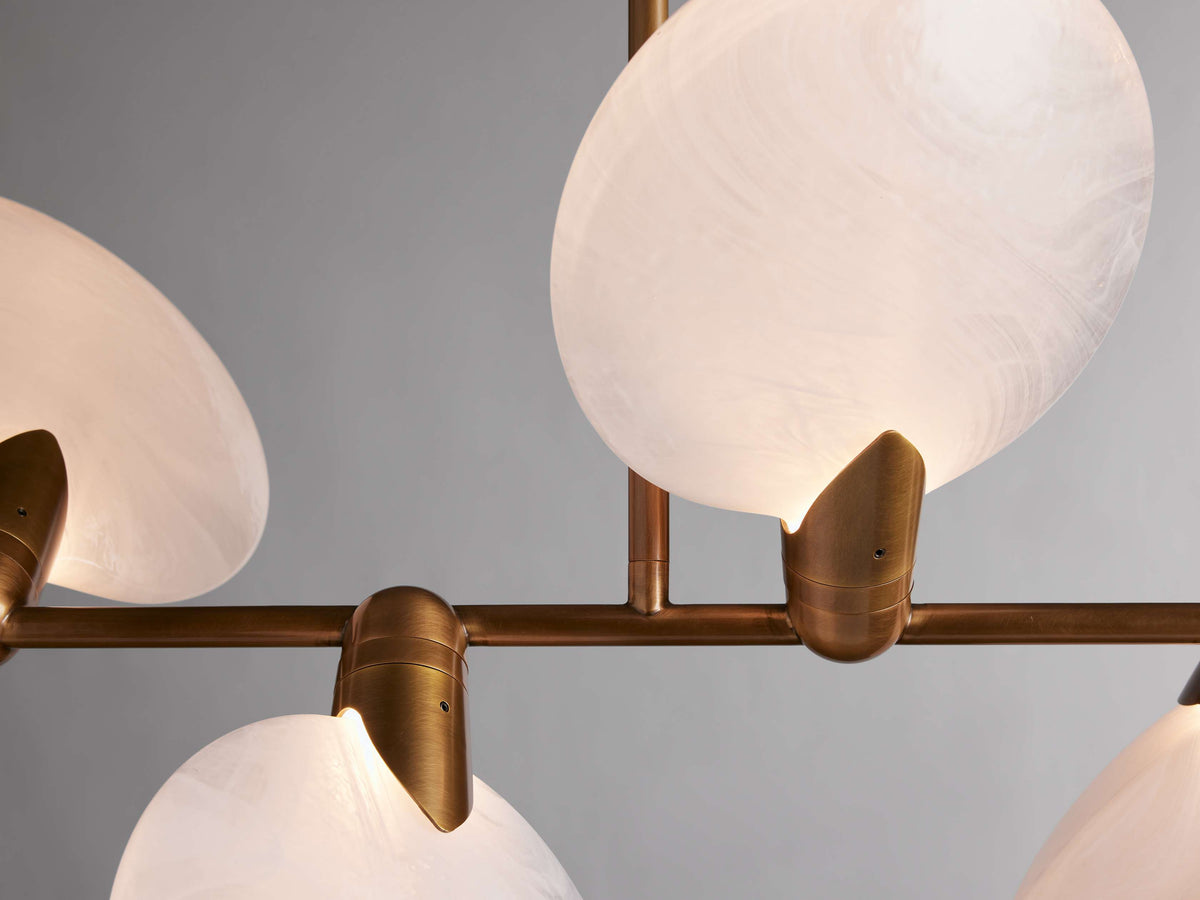 Lyla Foliated Linear Chandelier
