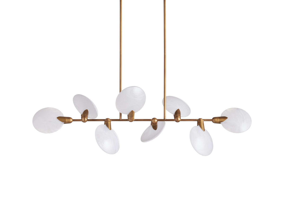 Lyla Foliated Linear Chandelier