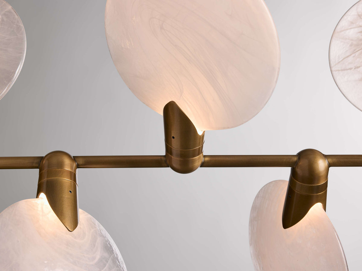 Lyla Foliated Linear Chandelier
