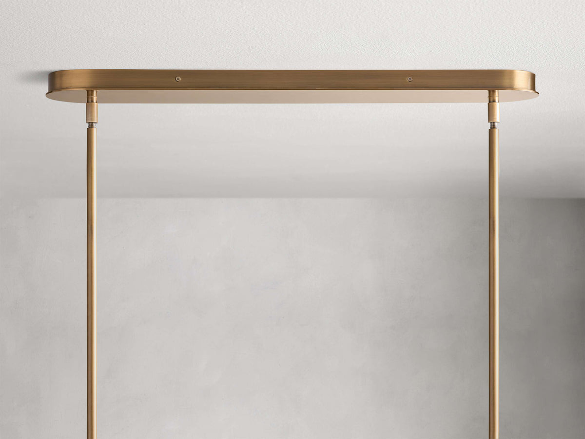Lyla Foliated Linear Chandelier