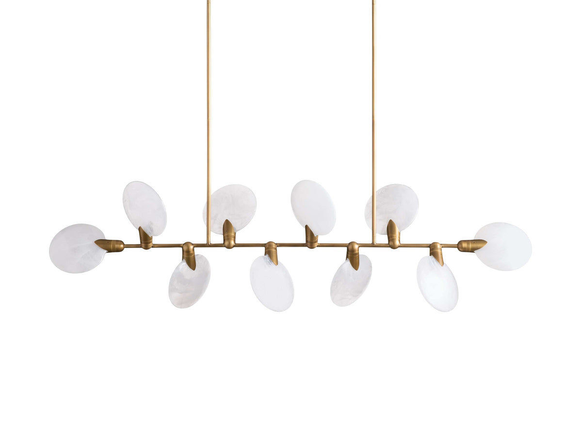 Lyla Foliated Linear Chandelier