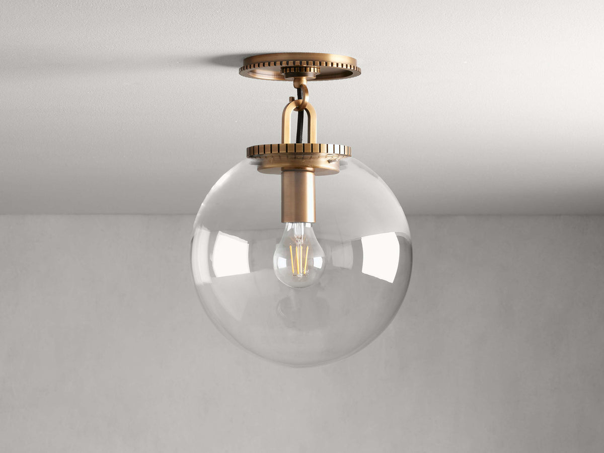 Wescott Globe Flush Mount