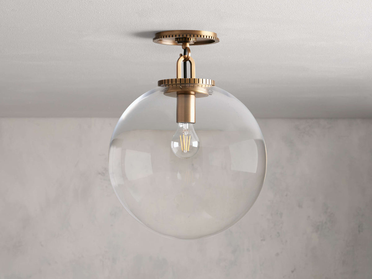 Wescott Globe Flush Mount