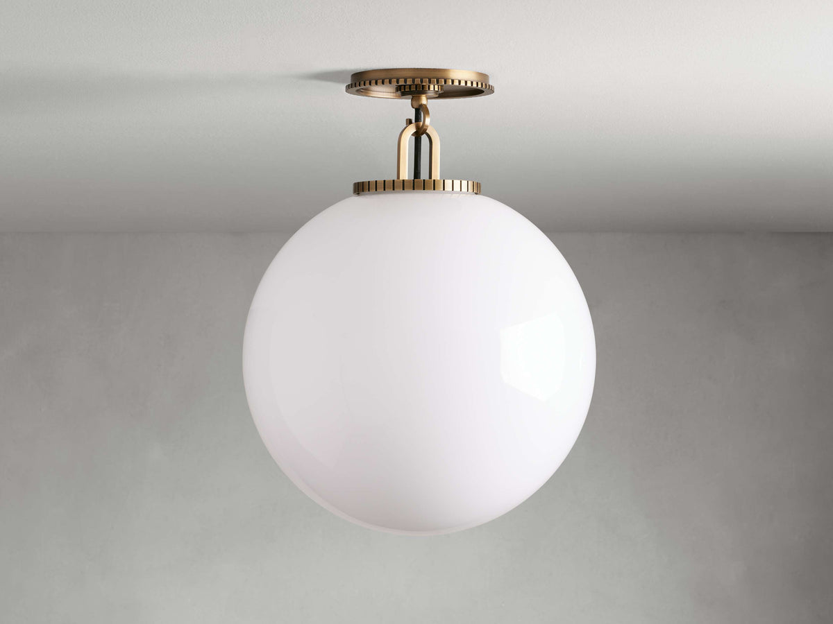 Wescott Globe Flush Mount