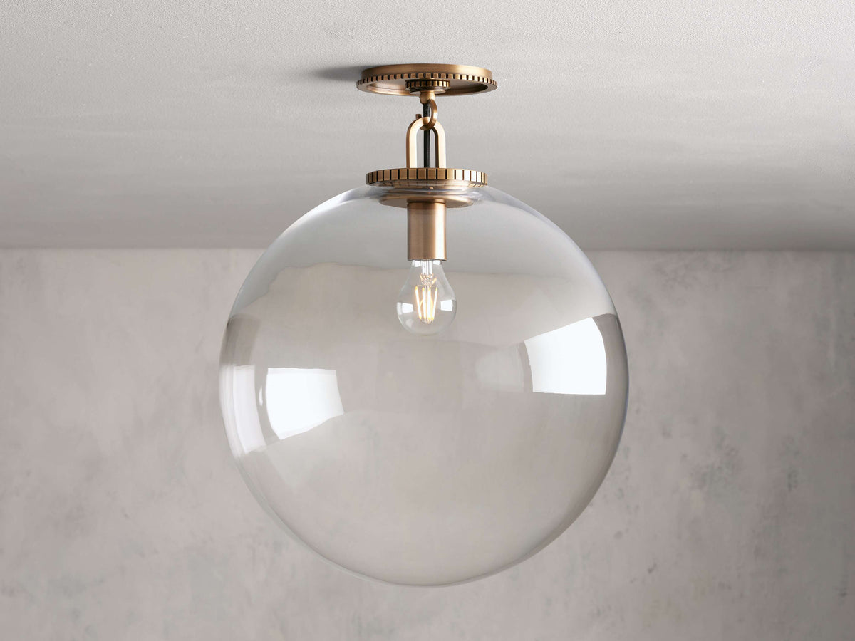 Wescott Globe Flush Mount