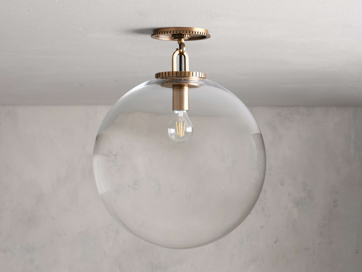 Wescott Globe Flush Mount