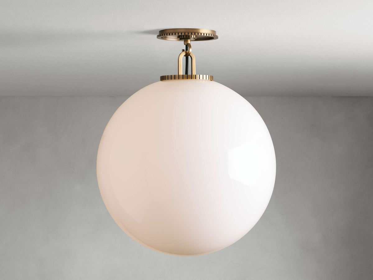 Wescott Globe Flush Mount