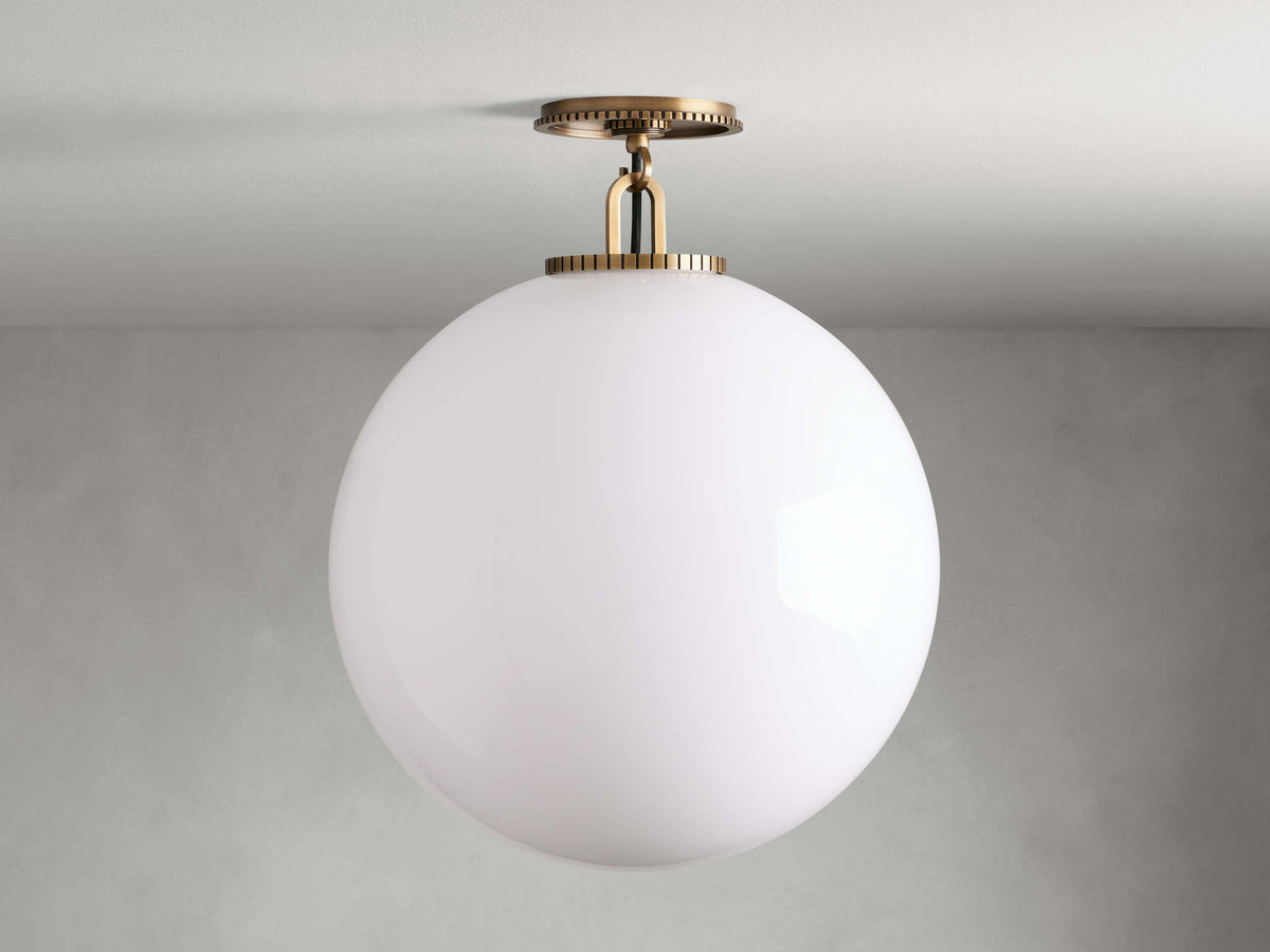 Wescott Globe Flush Mount